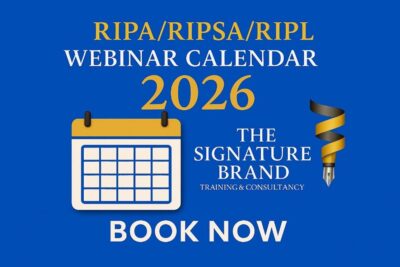 The Remaining Events in Our 2026 RIPA, RIPSA & RIPL Webinar Series